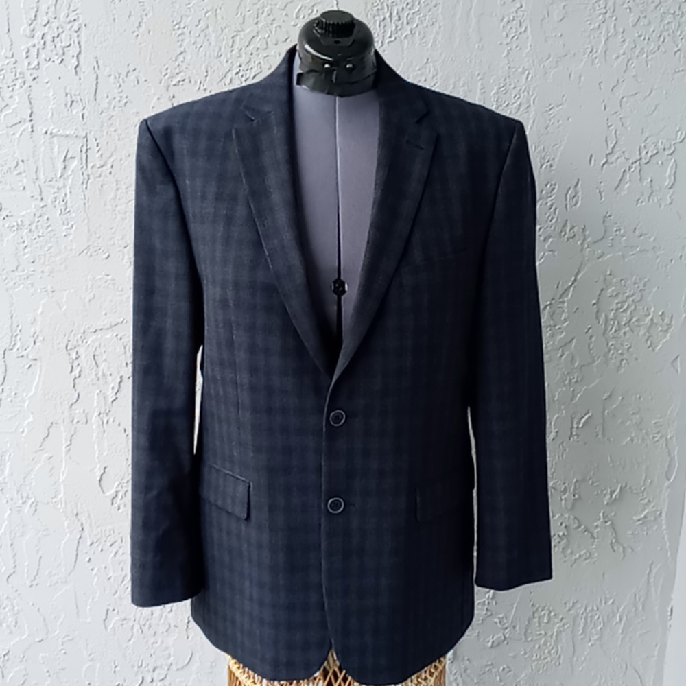 Unlabeled Men's Luxury Pure Wool Blazer